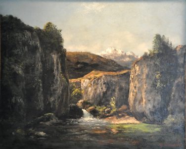 «Paysage composé – Source dans les rochers du Doubs»