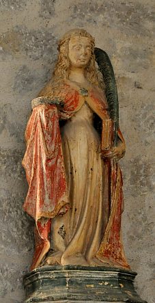 Statue de sainte Barbe