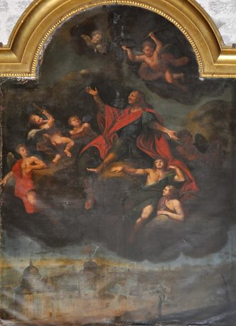 «L'apothéose de saint Hippolyte» (), auteur inconnu, XVIIe siècle