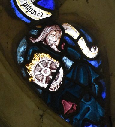 Saint Roch, vitrail du XVIe siècle
