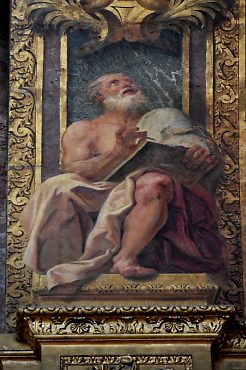 Le prophète Daniel par Antoine Coypel, huile sur enduit (1708-1710)