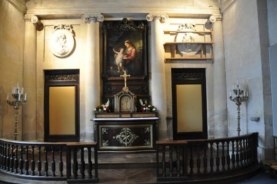 L'autel de la chapelle de la Providence