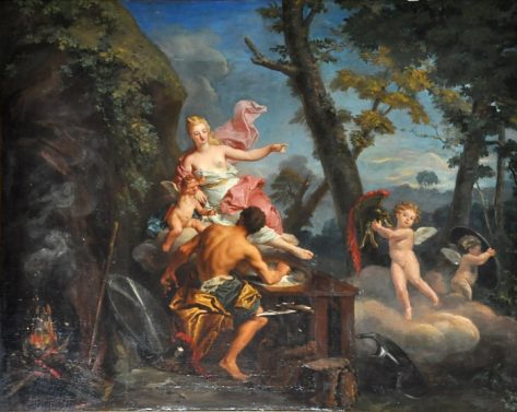 «Vénus et Vulcain» par François Marot (1666–1719)