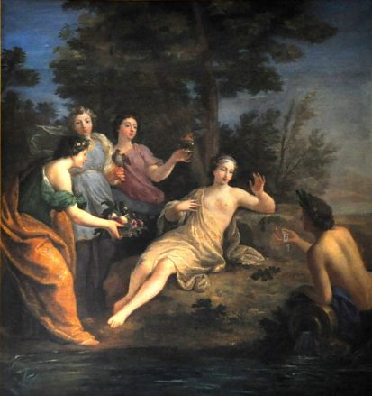 «Apollon et Thétis» par Charles de la Fosse(1666-1716)