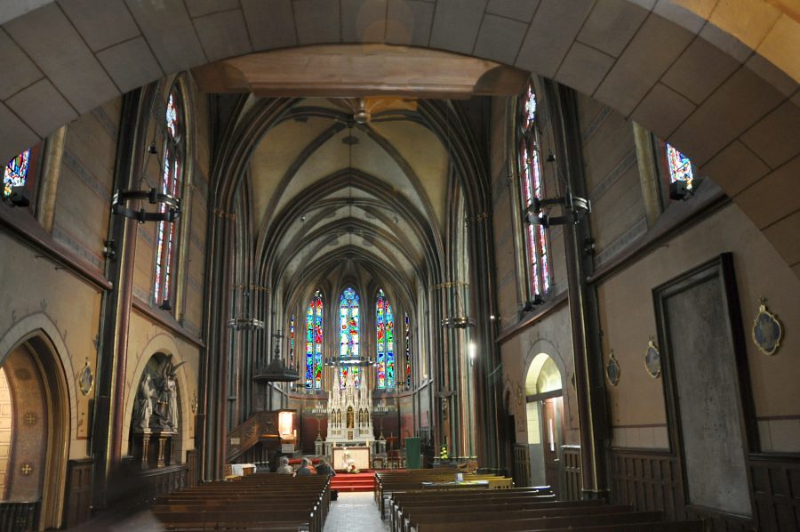 La nef et le chœur de Notre-Dame des Menus