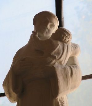 Saint Antoine de Padoue portant l'Enfant, détail