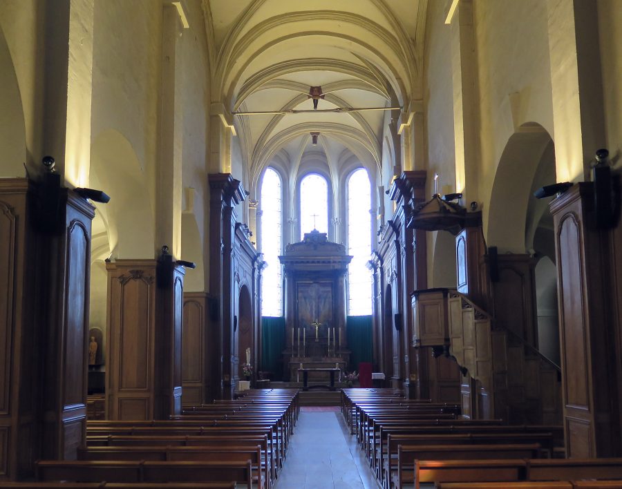 Vue d'ensemble de l'église Saint-Martin