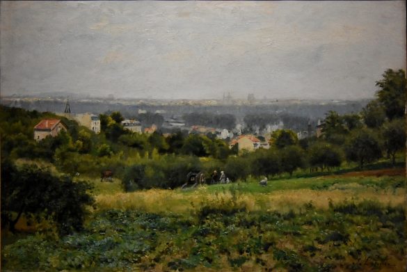 Stanislas Lépine (1835-1892) : «Les hauteurs de Meudon», vers 1887, Huile sur toile