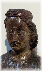 Vierge du XVIIIe siècle, partiel