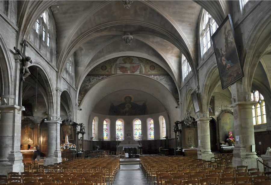 La nef de Notre-Dame de Pontoise