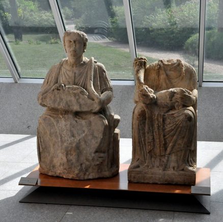 Sculptures romaines «Esus et Cernnunos» (Époque  de Claude)