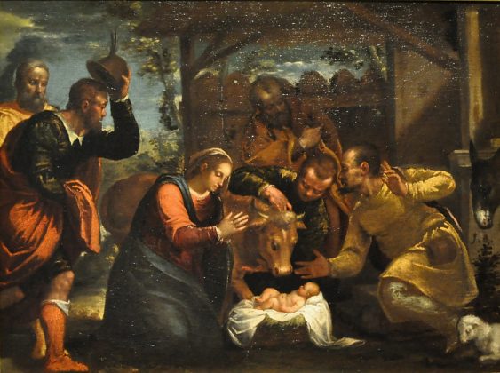 «L'Adoration des Bergers» de Stefano Dall'Arzere (1515-1575)