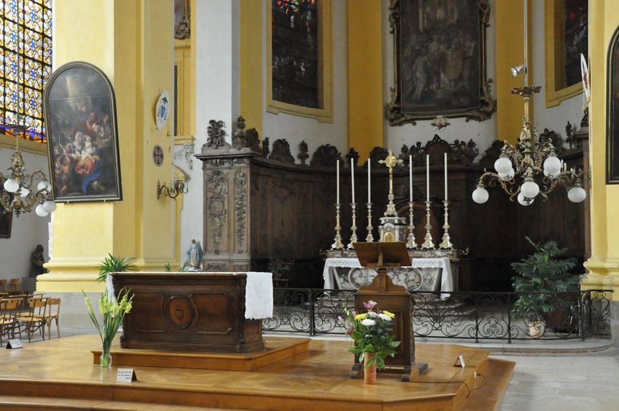 Le chœur de l'église Saint-Jacques
