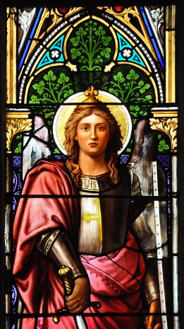 Vitrail : sainte Jeanne d'Arc