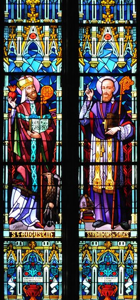 Saint Augustin et saint François de Sales (XXe siècle)