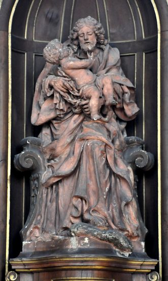 Statue de Joseph avec l'Enfant