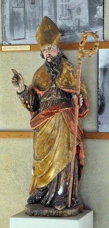 Saint Blaize, bois polychrome, XVIIe siècle ?