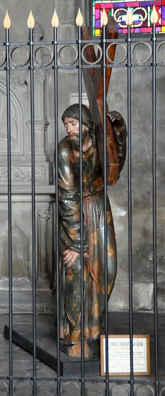 Le Christ portant sa croix, statue anciennement attribuée à Ligier Richier (1507–1567)