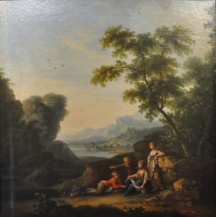 Paysage champêtre de Jean-Baptiste Claudot