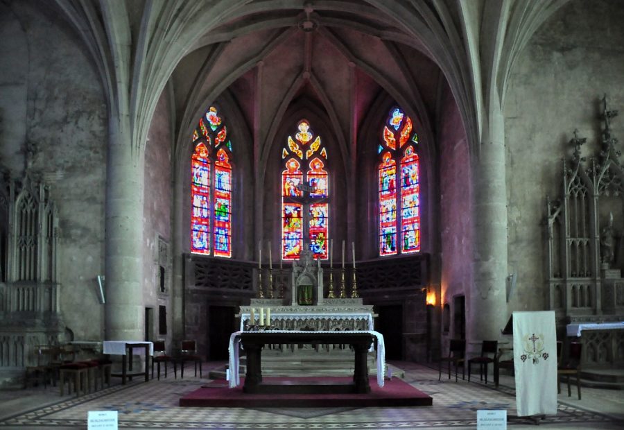 Le chœur de l'église Saint-Gorgon