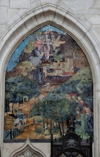 Fresque du Ravissement de sainte Madeleine