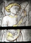Ange musicien du XVe siècle (baie 14)