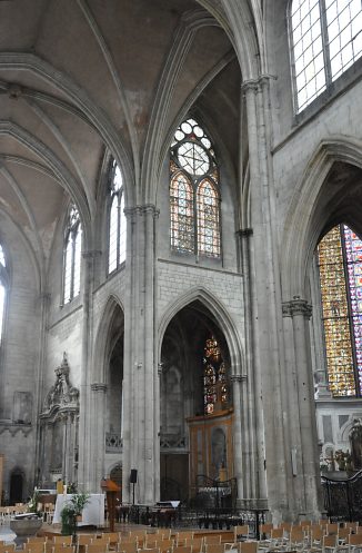 La chapelle Saint-Nicolas vue du bras sud du transept