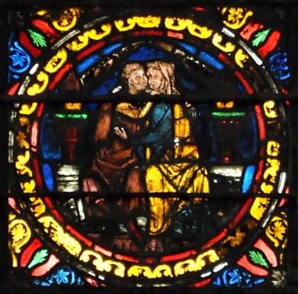 Conduite adultère de Ganéa, femme de saint Gengoult (baie 0)