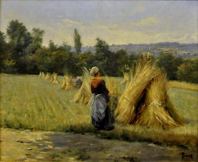 «La Moisson» par Aimé Perret (1847-1927)