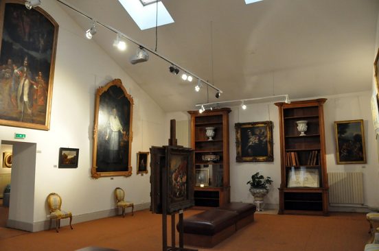 Une salle consacrée aux Beaux-Arts