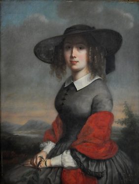 «Mme Cardin–Roussel, née à Nancy en 1820» peint et donné par elle