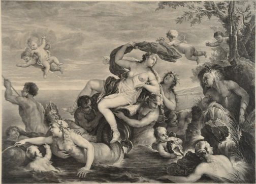 «Acis et Galatée» d'après Luca Giordano (1632–1705)