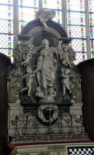 Autel en marbre «L'Assomption» de Nicolas Blasset, vers 1637