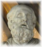 Saint Leu, statue attribuée à Cressent père ou à Jean-Baptiste Carpentier (détail)