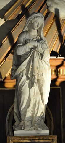 Vierge de l'Annonciation dans le chœur
