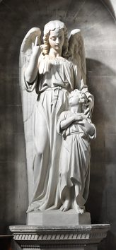 Statue d'un ange gardien