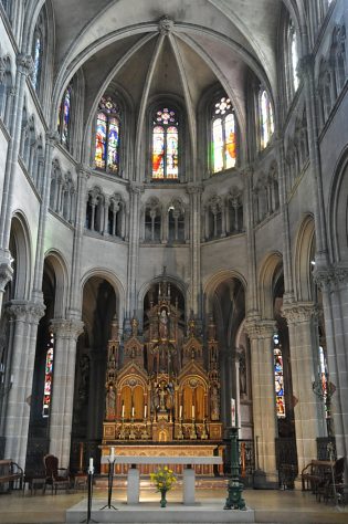 Le chœur et l'abside de Sainte-Anne