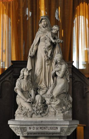 Stèle à Notre–Dame de Montligeon