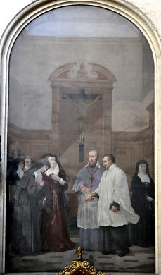 «Saint François de Sales présentant saint Vincent