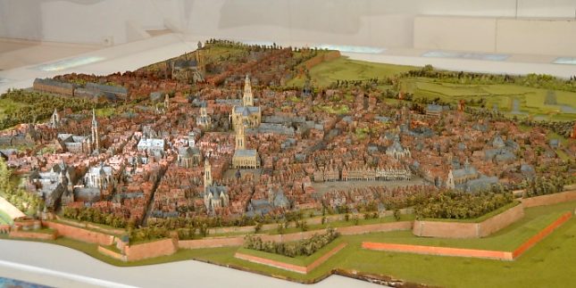 Plan de la ville d'Arras