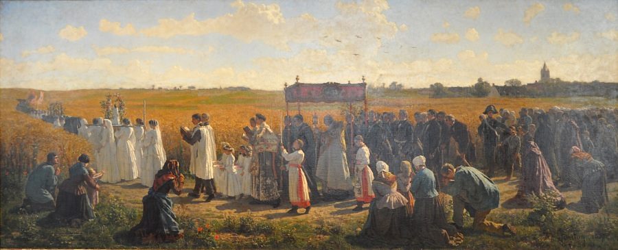 «La Bénédiction des blés» de Jules Breton