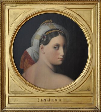 «Tête de la Grande Odalisque» de Jean-Dominique Ingres (1780-1867)