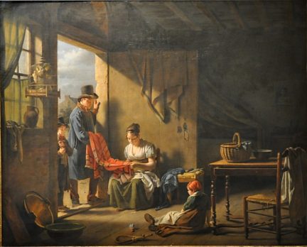«Le Colporteur» de Martin Drolling (1752-1817)