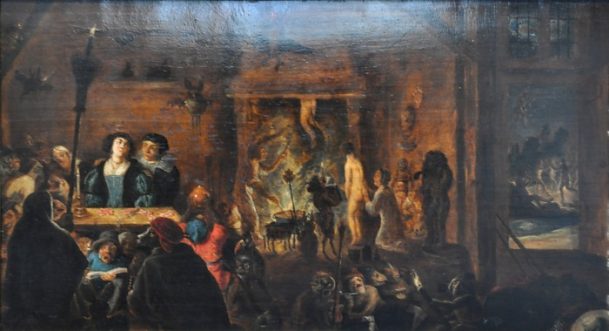«Scène de sorcellerie» de David Teniers (1610-1690)
