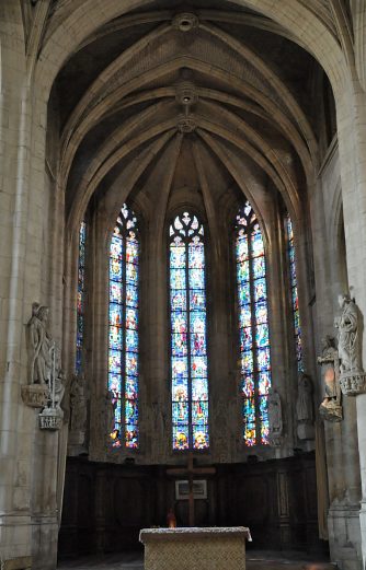 Le chœur de l'église du Saint–Sépulcre