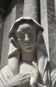 La Vierge Marie, détail
