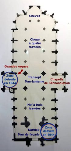 Plan de l'église Saint-Jean