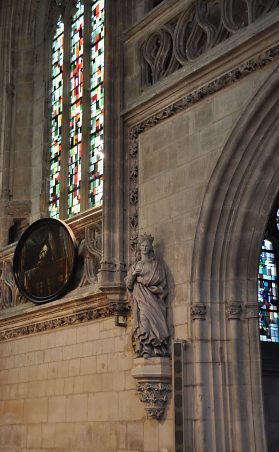 église Saint-Jean à Caen, architecture intérieure
