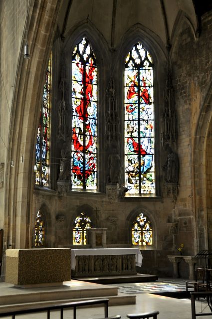 L'abside de la nef gothique (XVe siècle)