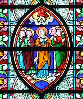 L'Ascension (vitrail du XIXe siècle)